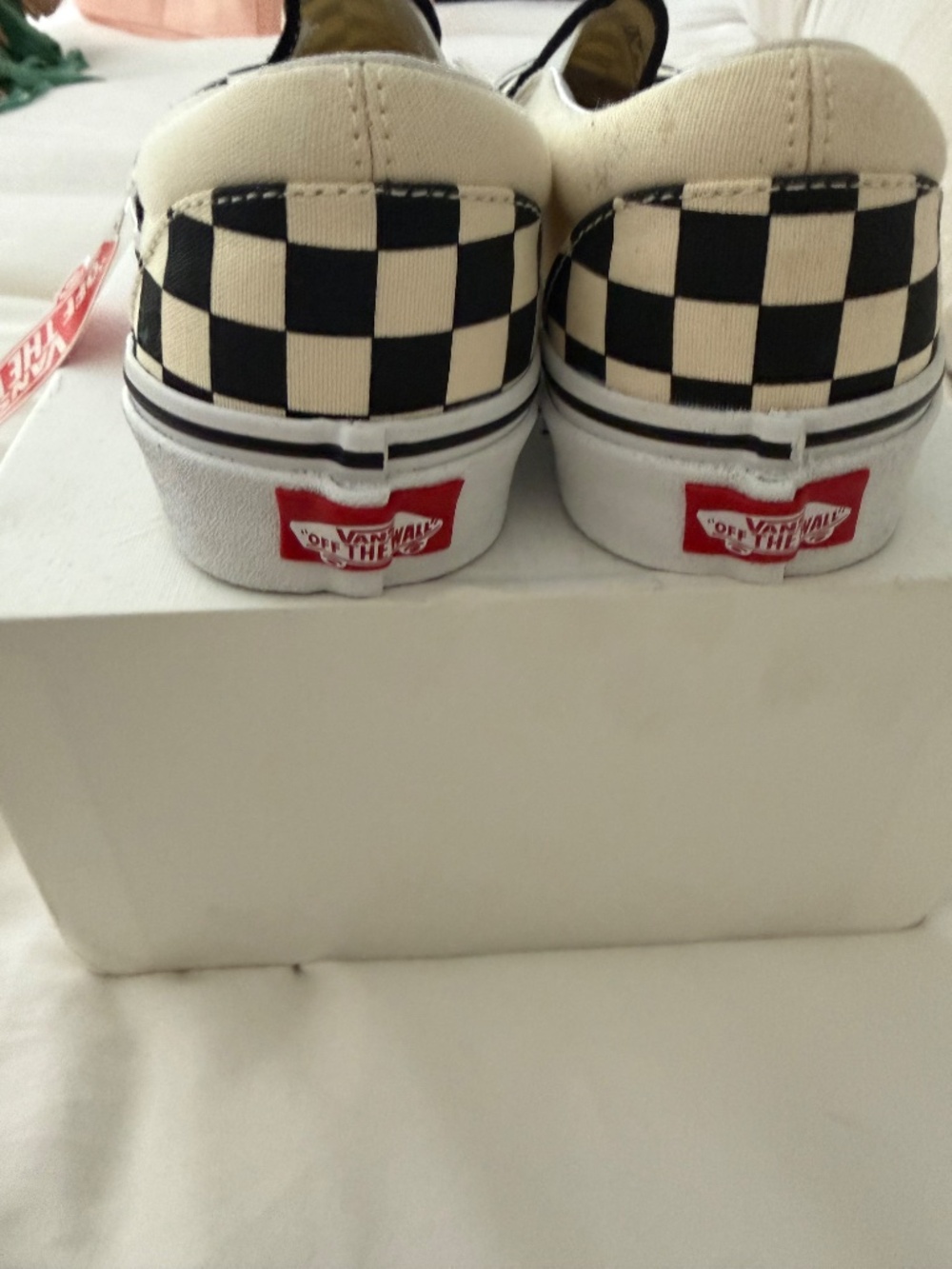 New With Tags OBO Van’s Checkered Sneakers - Picture 3 of 5